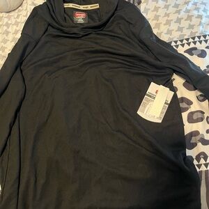 Mens hooded workwear shirt